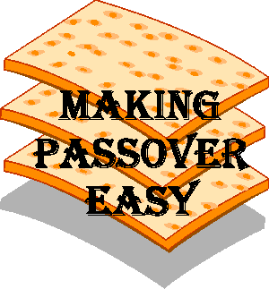 Making the Seder the Easy Way