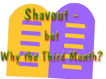 Shavout, but why the third month?
