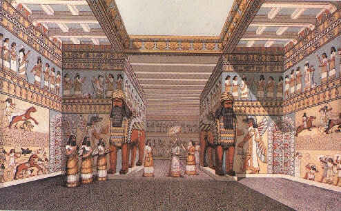 Interior of Sennacherib's palace in Nineveh