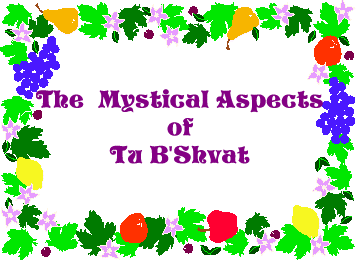 The Mystical meaning of Tu B'Shvat