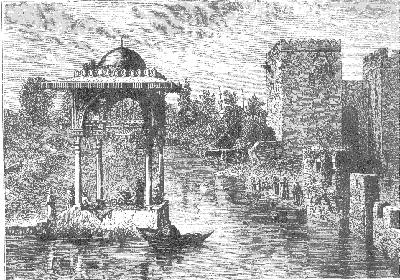 public garden in ancient Damascus